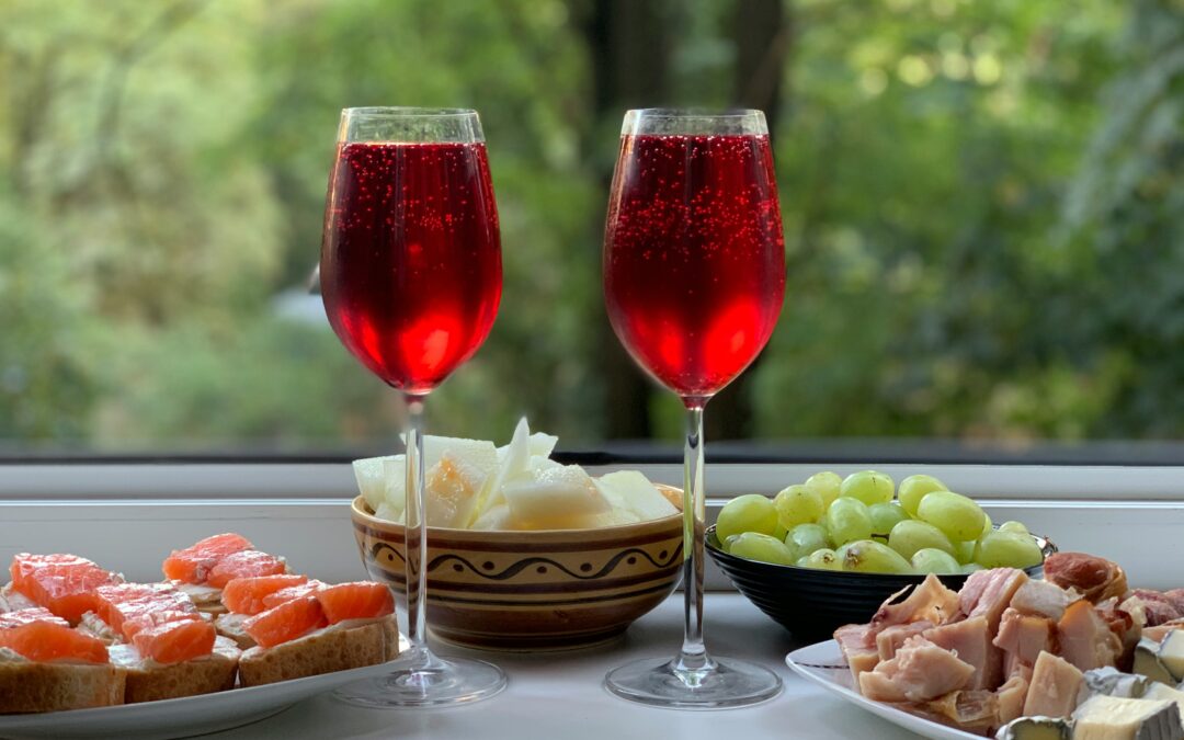 Valentine Wine Cocktails