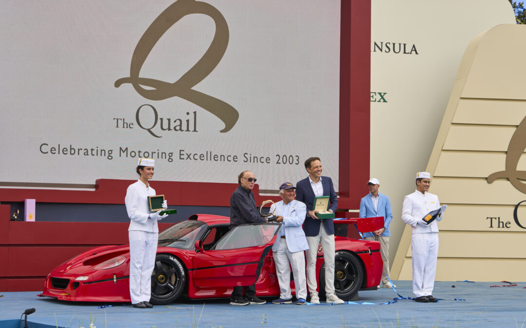 1996 Ferrari F50 GT1 wins ‘Best of Show’ at 2025 The Quail, a Motorsports Gathering