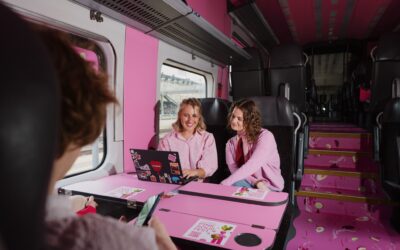 Vilnius launches a playful Pink Soup Train as rail travel rises across Europe